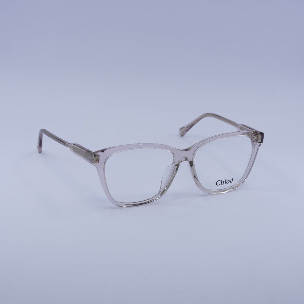 Chloe CH0084OA 003 Eyeglasses Shiny Pink 55mm Square Frame